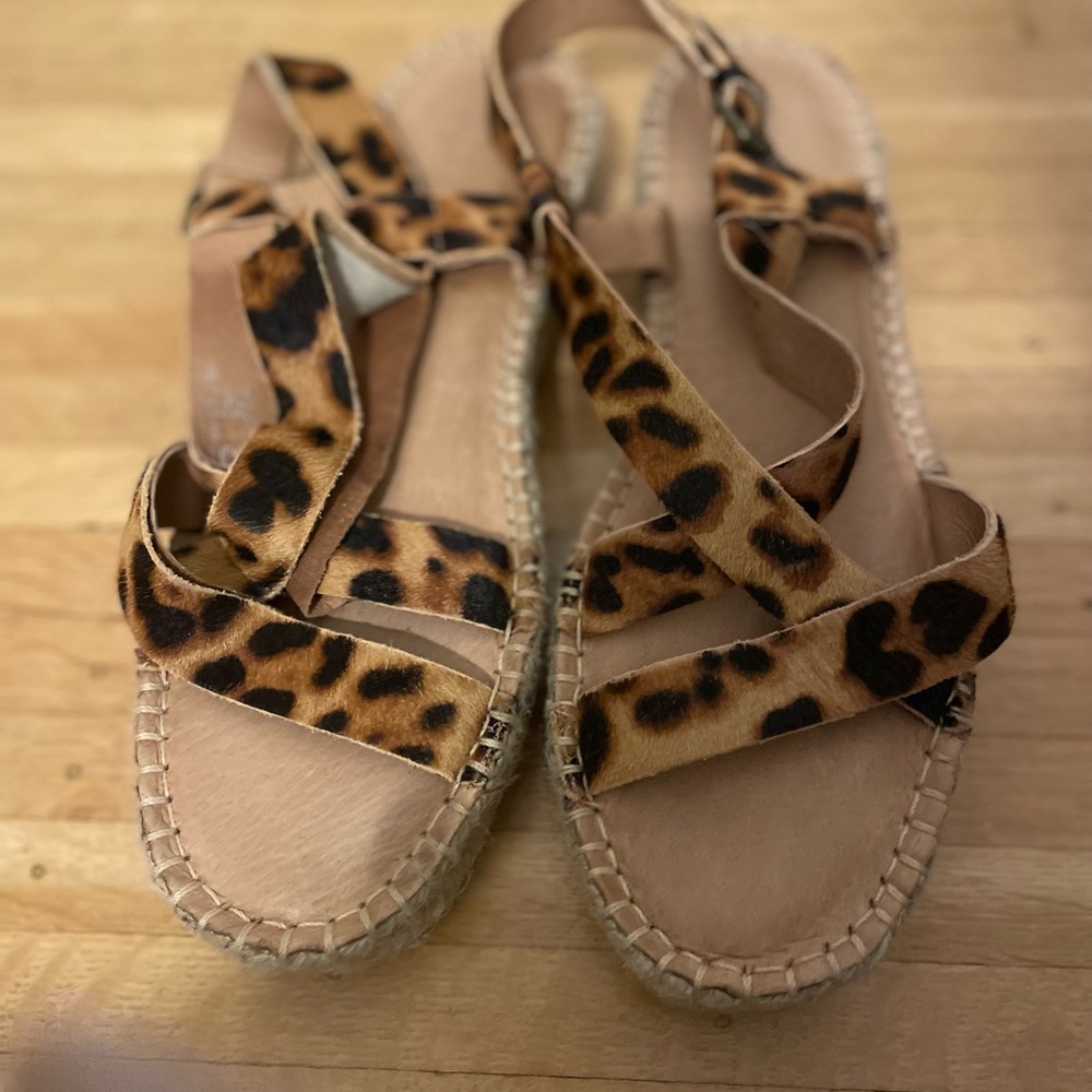 Madewell Brown and Black Espadrilles Comfortable Summer Shoes
